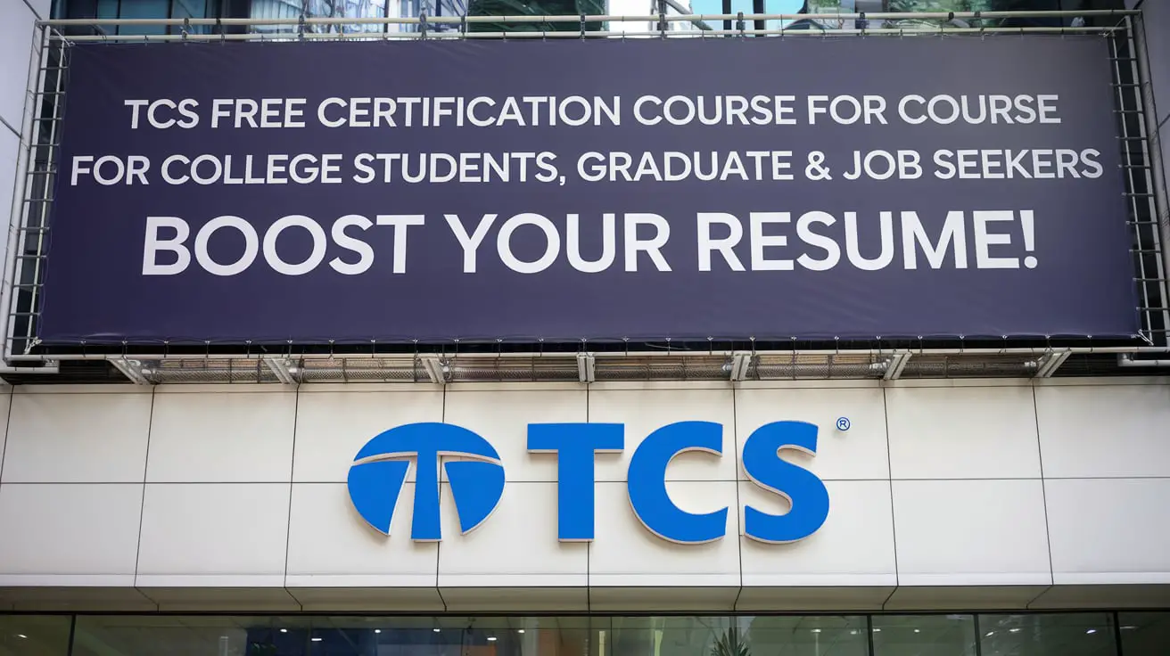 TCS Free Certification Course For College Students, Graduate & Job Seekers Boost Your Resume! 2025