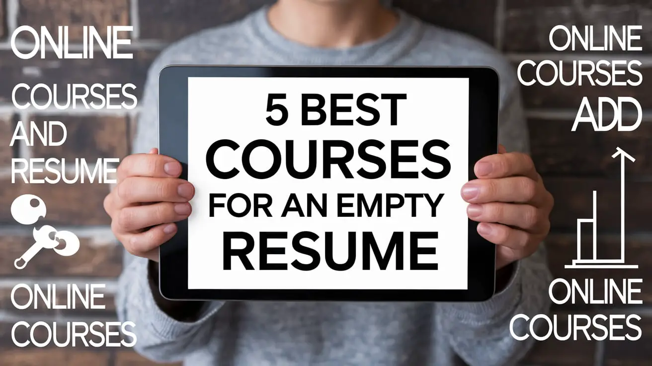 5 Best Courses for an Empty Resume Online Courses for Freshers