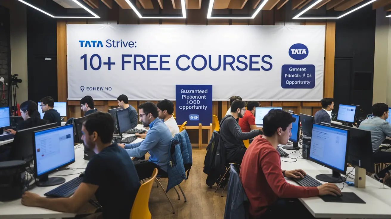 TATA Strive Offering 10+ Free Courses plus Guaranteed Placement Job Opportunity