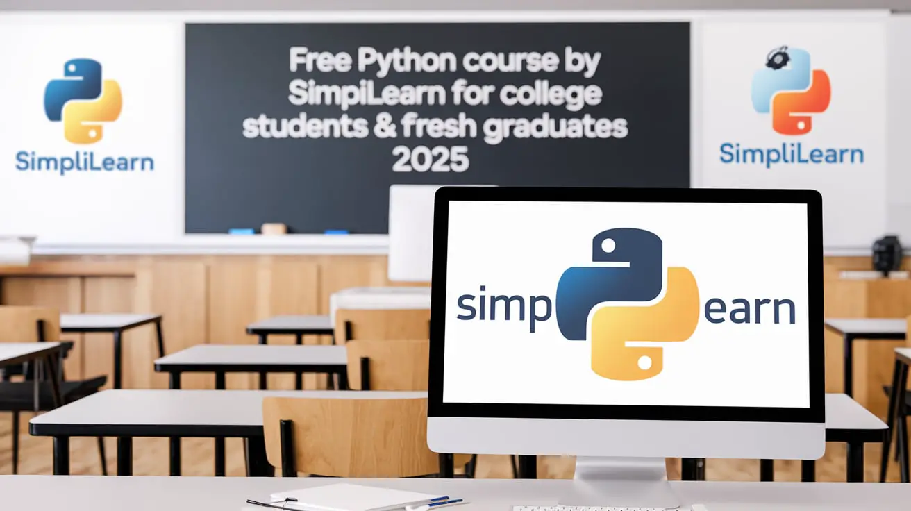 Free Python Course by Simplilearn for College Students & Fresh Graduates 2025