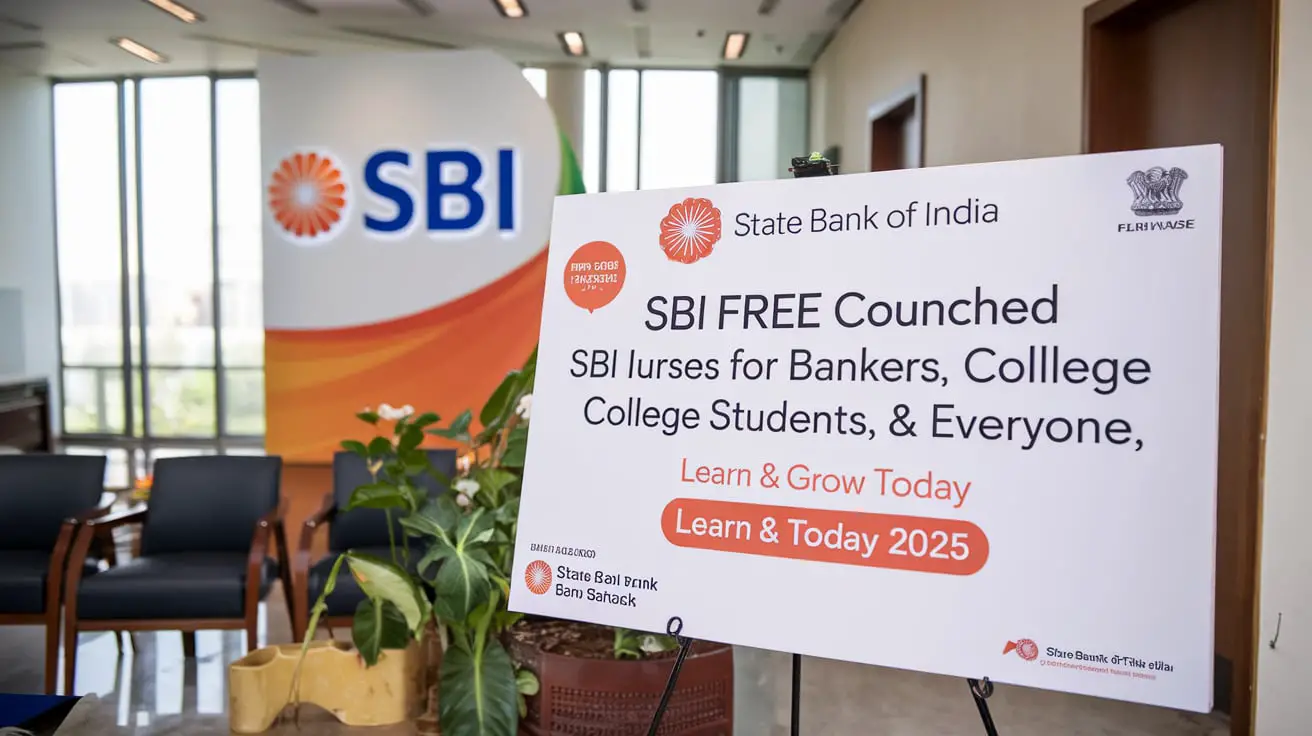 State Bank Of India Launched SBI Free Courses For Bankers, College Students, & Everyone, Learn & Grow Today 2025