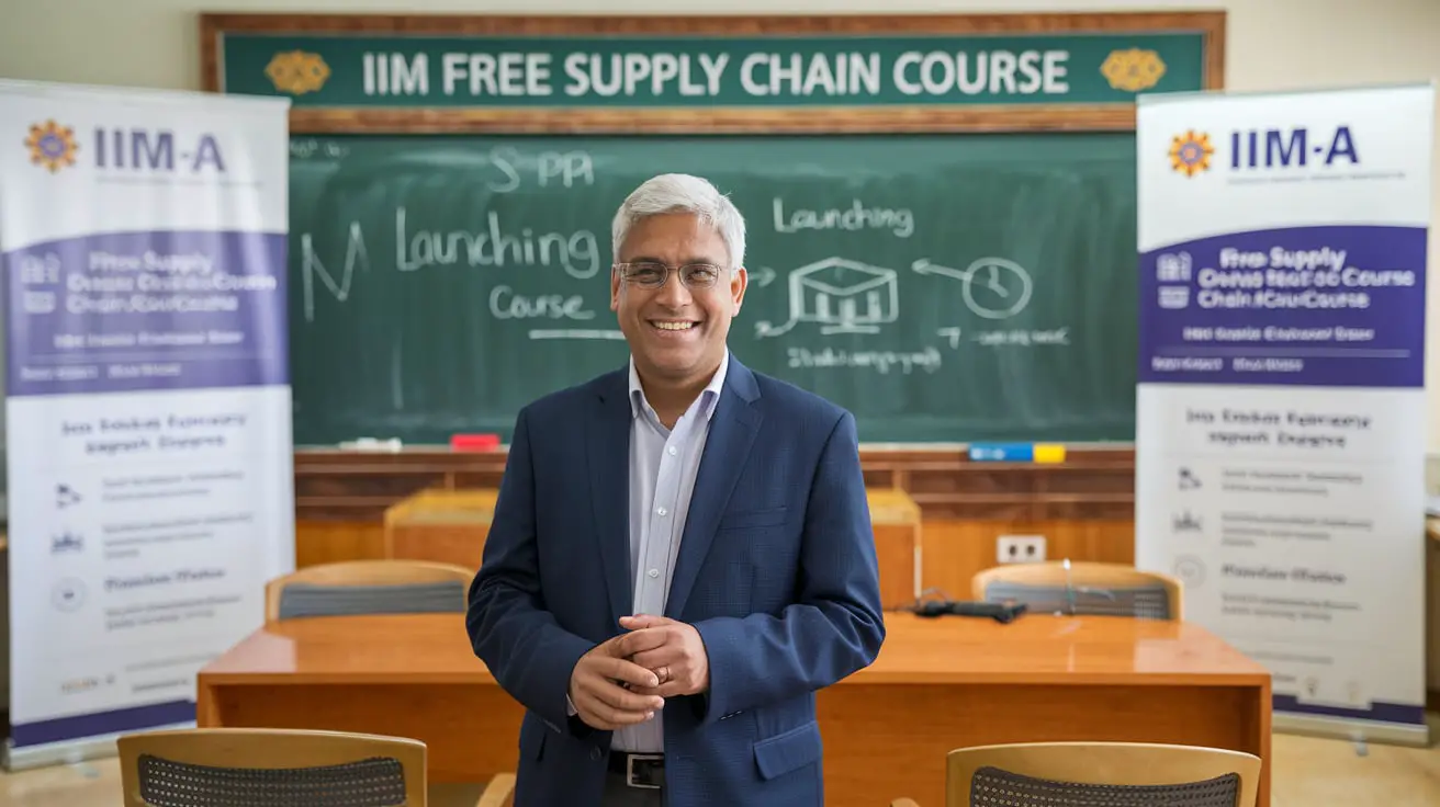 IIM-A professor’s Launched Free Supply Chain Course For Any College Students  Don’t Miss Out 2025