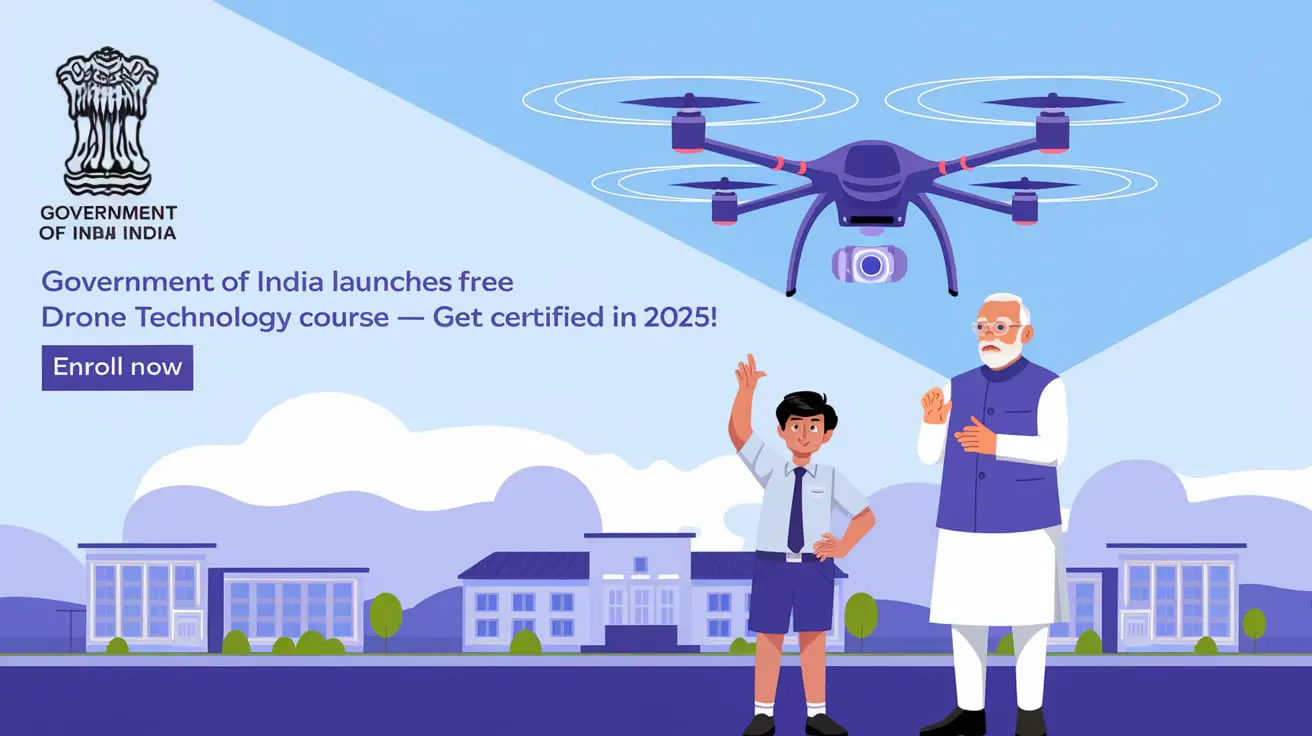 Government of India Launches FREE Drone Technology Course – Get Certified in 2025! Enroll now