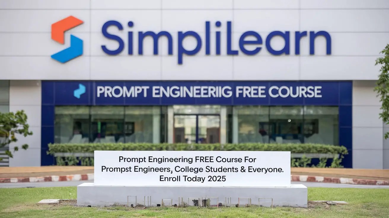 Simplilearn Prompt Engineering Free Course For Prompt Engineers, College Students & Everyone Enroll Today 2025