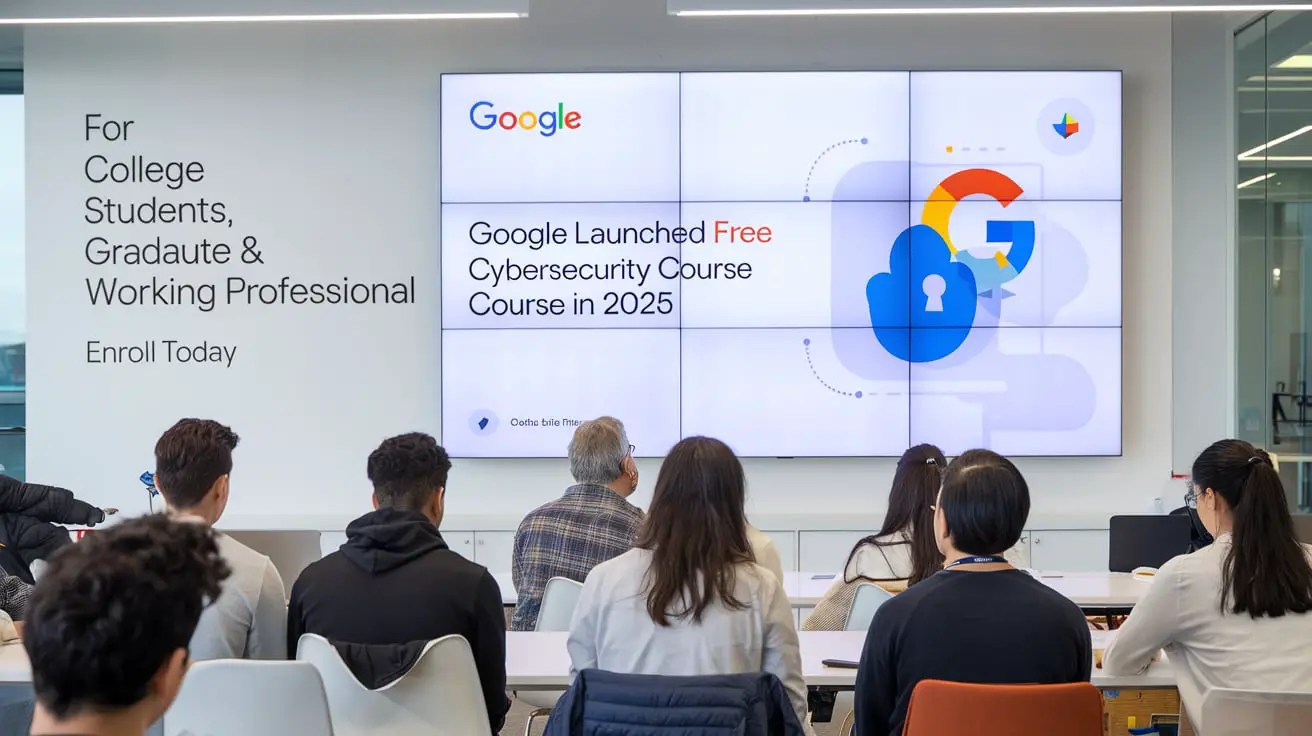 Google Launched Free Cybersecurity Course in 2025 | For College Students, Gradaute & Working Professional Enroll Today