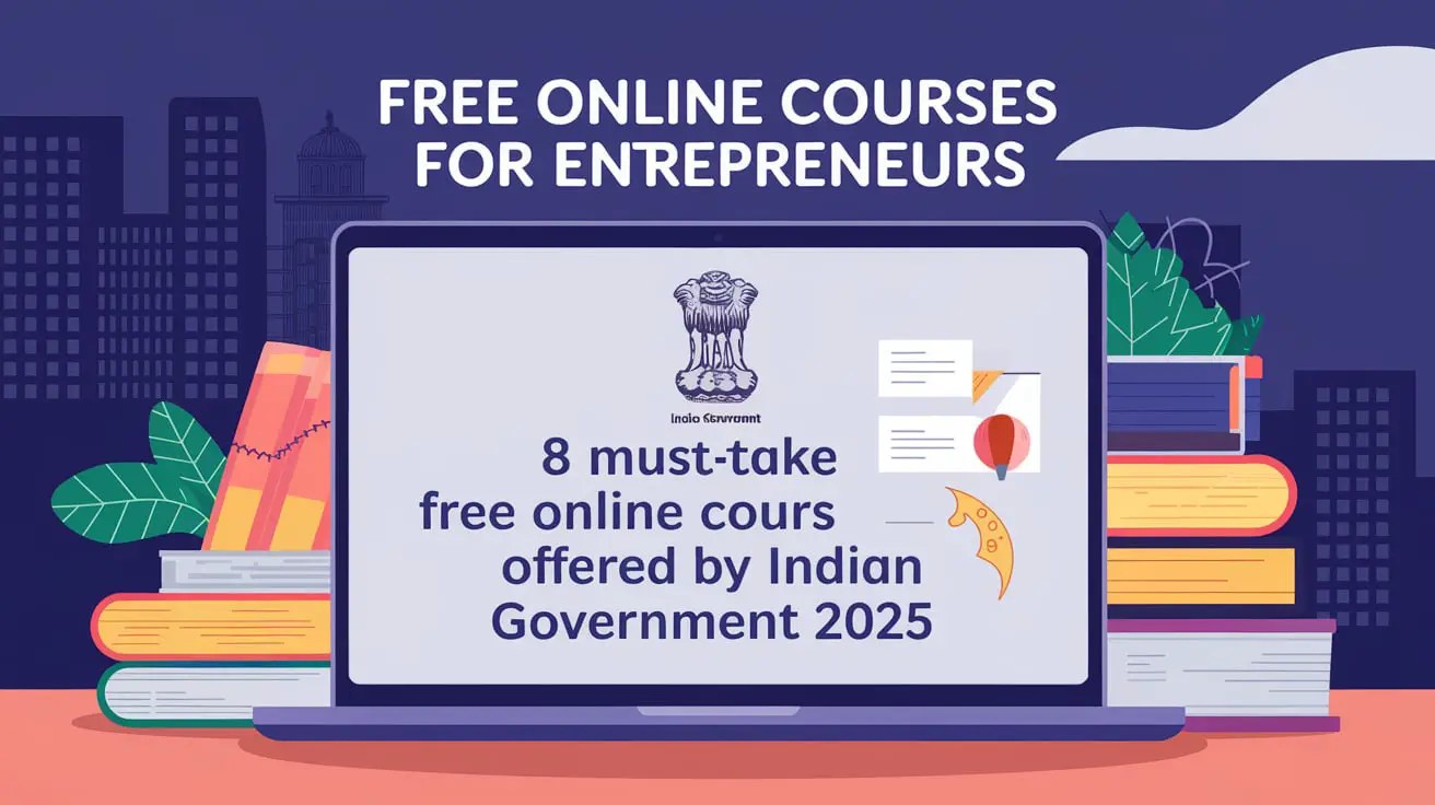 8 Must-Take Free Online Courses for Entrepreneurs Offered by Indian Government 2025