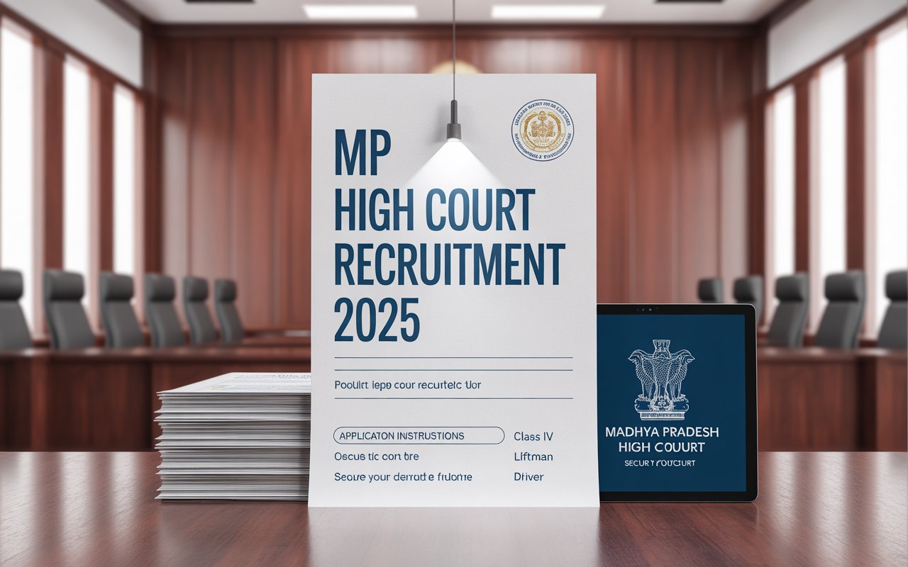 MP High Court Recruitment 2025 – Apply Online for 78 Class IV, Liftman, Driver Posts