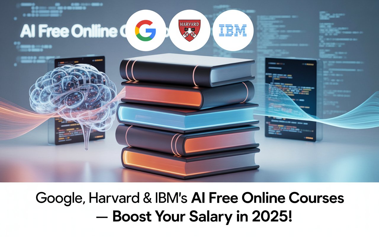 Google, Harvard & IBM’s AI FREE Online Courses – Boost Your Salary in 2025!