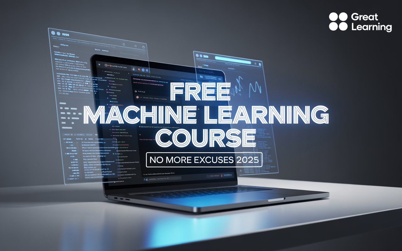 Great Learning FREE Machine Learning Course: No More Excuses 2025