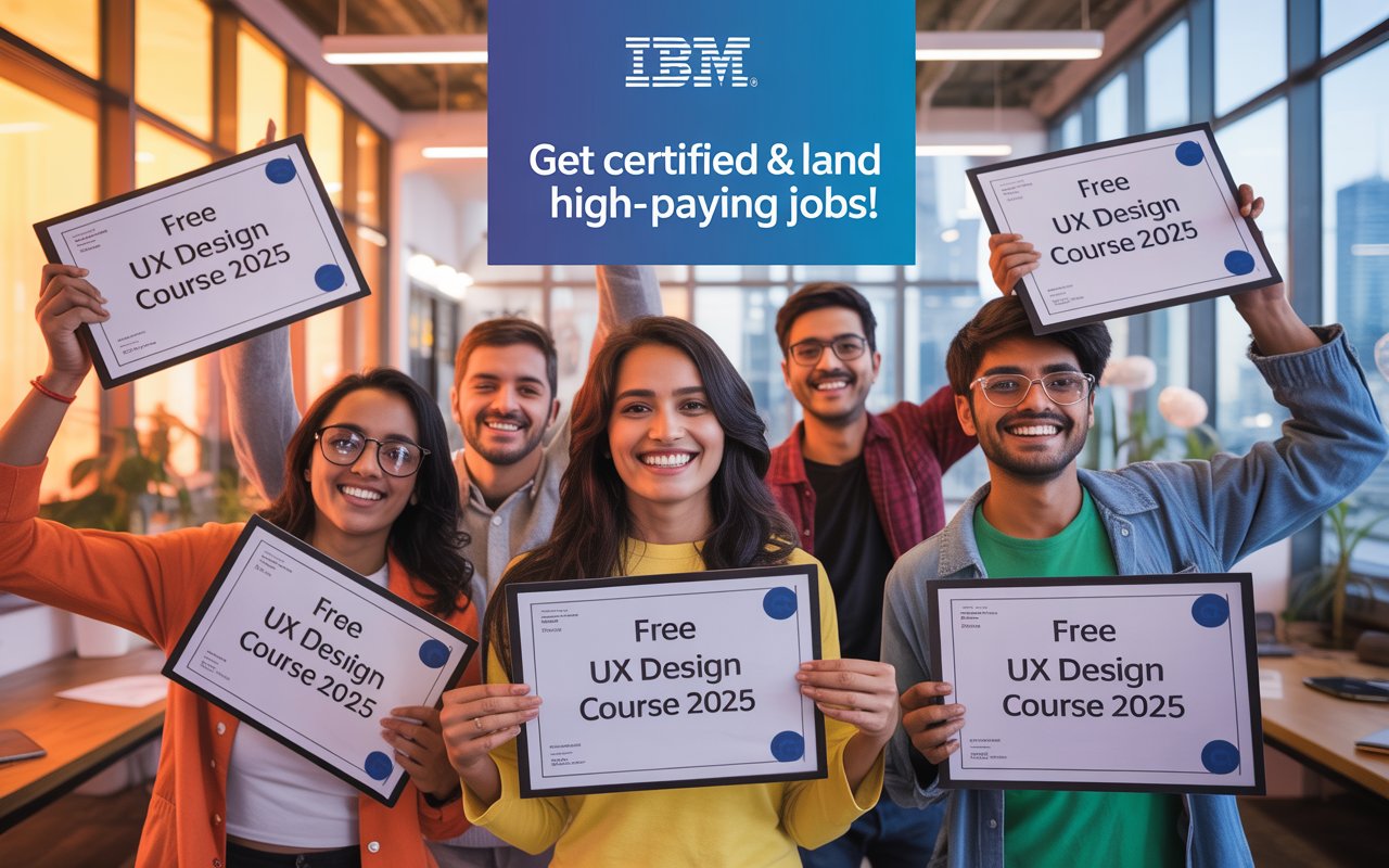 IBM FREE UX Design Course 2025 – Get Certified & Land High-Paying Jobs!