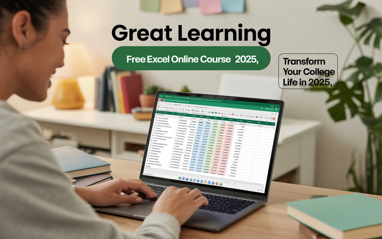 Great Learing FREE Excel Online Course 2025: Will Transform Your College Life in 2025