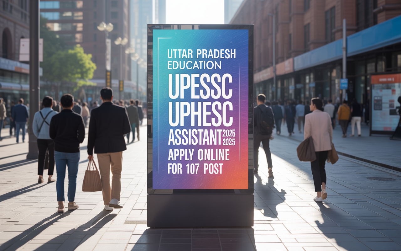 Uttar Pradesh Education UPESSC UPHESC Assistant  2025, Apply Online for 107 Post