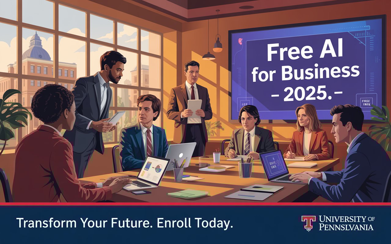 University of Pennsylvania FREE AI For Business Course Can Transform You Into a Business Leader 2025