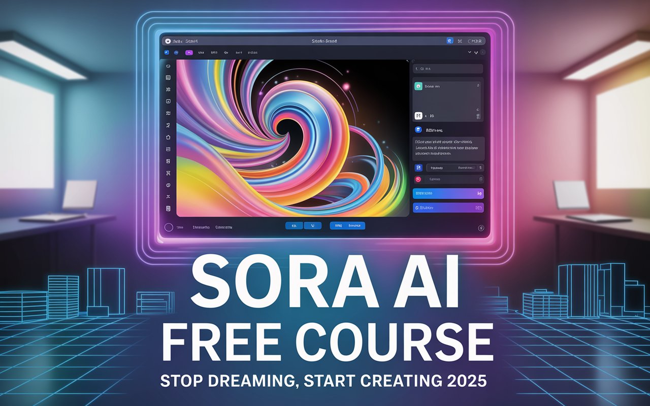Sora AI FREE Course: Stop Dreaming, Start Creating 2025