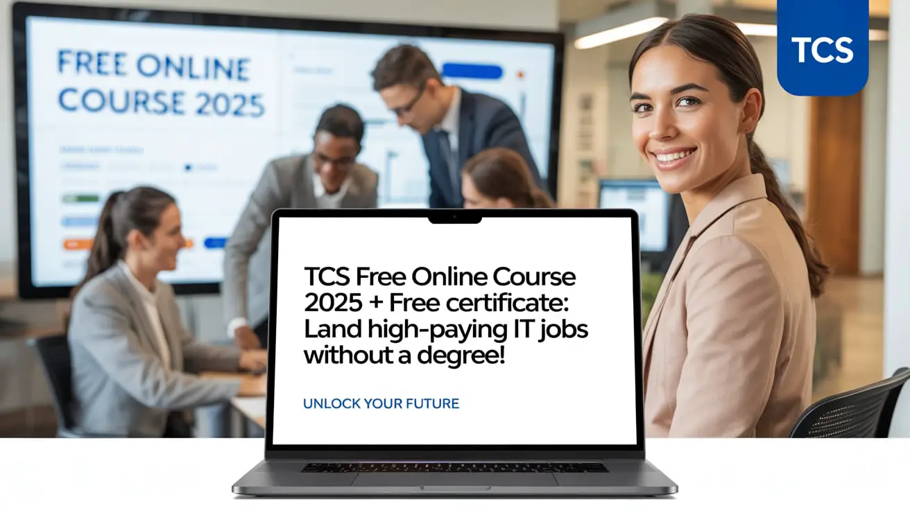 TCS FREE Online Course 2025 + FREE Certificate: Land High-Paying IT Jobs Without a Degree!