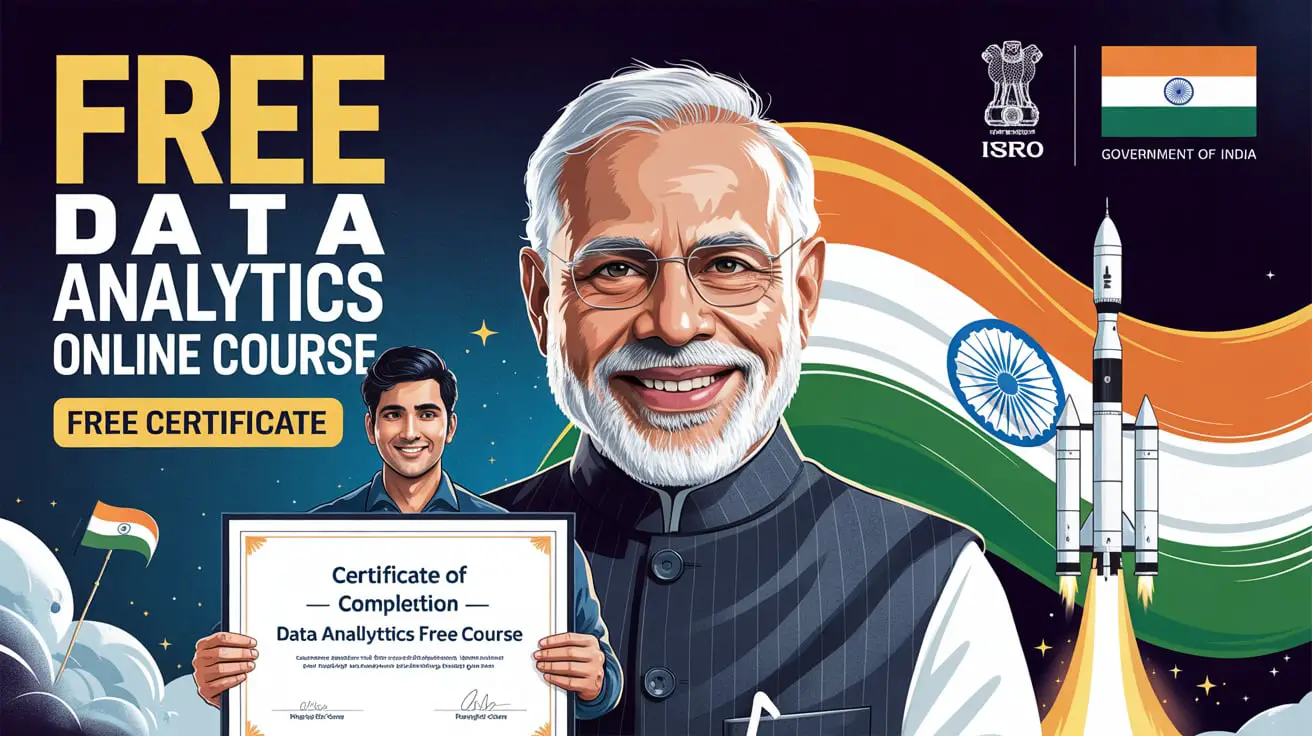 Don’t miss this: ISRO Free Data Analytics Course With FREE Certificate in 2025; know how to apply