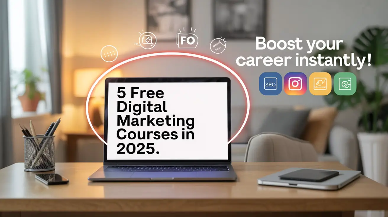5 Free Digital Marketing Courses in 2025 (Boost Your Career Instantly!