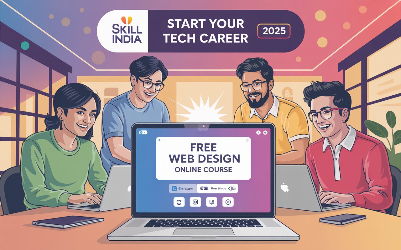 FREE Web Design Online Course by Skill India | Start Your Tech Career Today! 2025